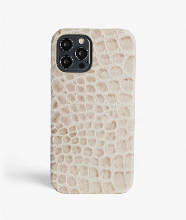 Silver Croc iPhone XS Max Case
