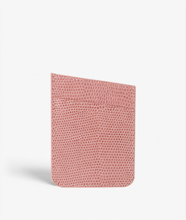 Adhesive Card Holder Lizard Dusty Pink  
