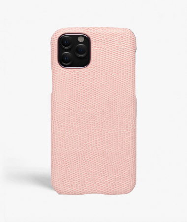 iPhone 11 Pro Leather Case Lizard Pink