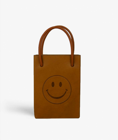 Essential Crossbody Bag Smiley Vegetable Tanned Brown