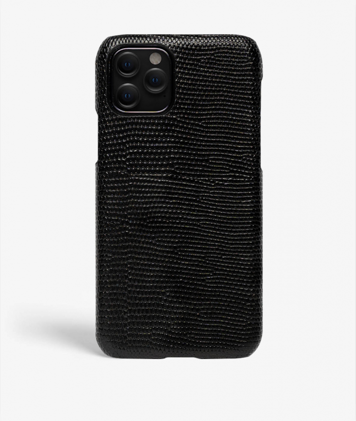 iPhone 11 Pro Leather Case Lizard Black