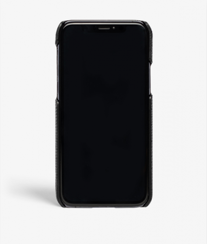 iPhone 11 Pro Leather Case Lizard Black