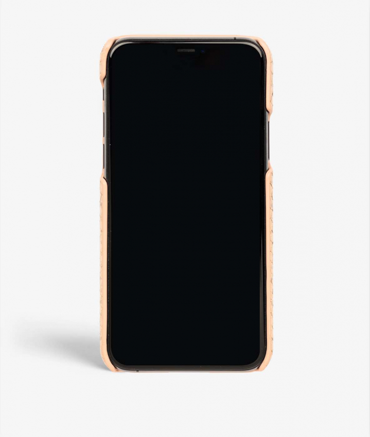 iPhone 11 Pro Leather Case Snake Blush Pink
