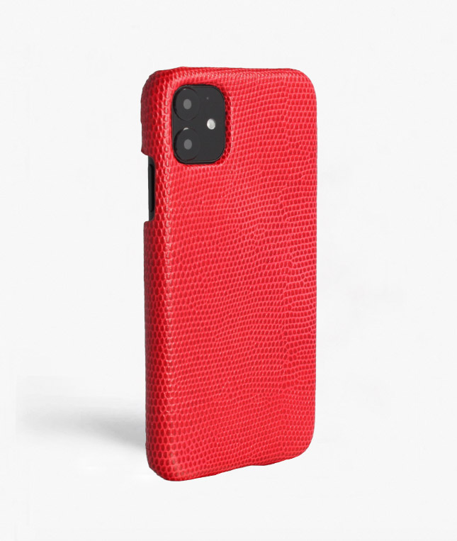 Iphone 11 Lizard Red Exclusive Leather Iphone Covers And Cases