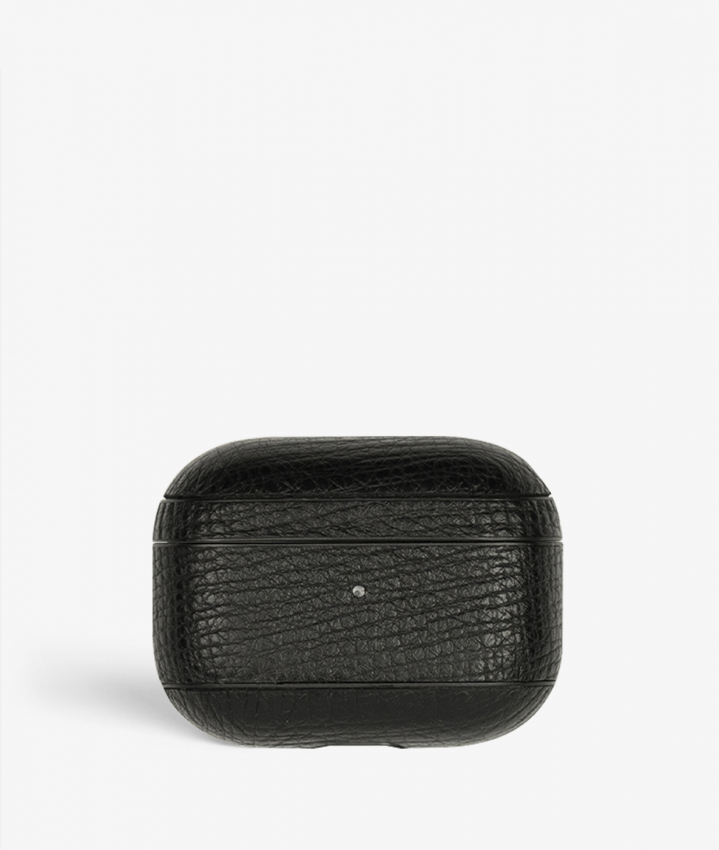 Airpod Pro Leather Case Textured Black