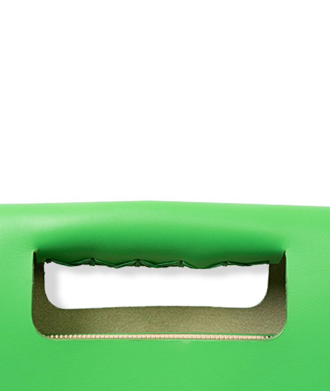 Trendsetter Bag Jute Vegetable Tanned Vibrant Green