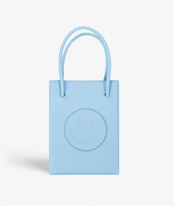 Essential Crossbody Bag Smiley Light Blue