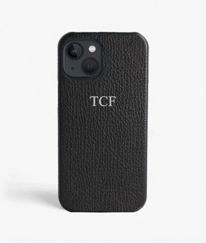 iPhone 13 Mini Leather Case Textured Black